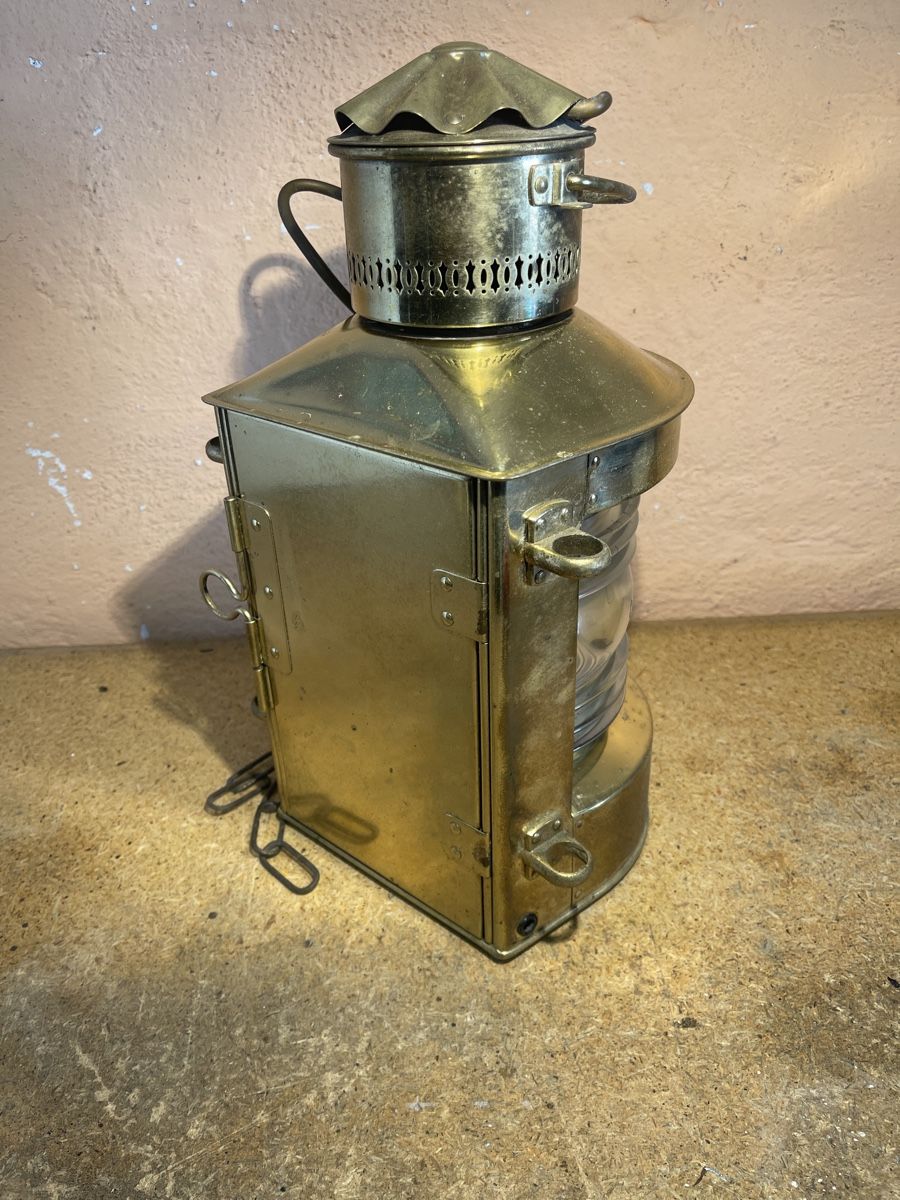Lampade: Schiffslampe Messinglampe "Toplight"  Antik – Usato da dietikon venduto da fernando011 2