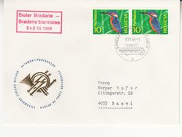 Sonderstempel A. 1020 Braderie Biel 1966