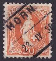66D, Aushilfsstempel Vollstempel, HORN 23.IV.1895