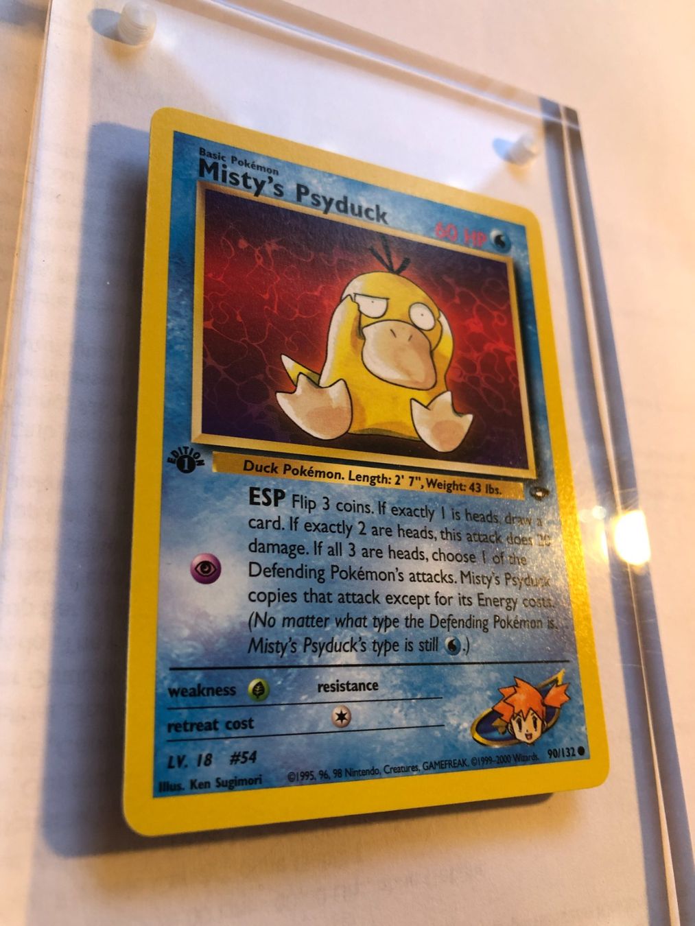 Sammelbilder & Trading cards: Misty's Psyduck 1st Gym Challenge - MINT - ab 1.- – Gebraucht aus Giubiasco von dan_pr8b 1