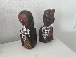 Afrikanische Figuren,  Paar