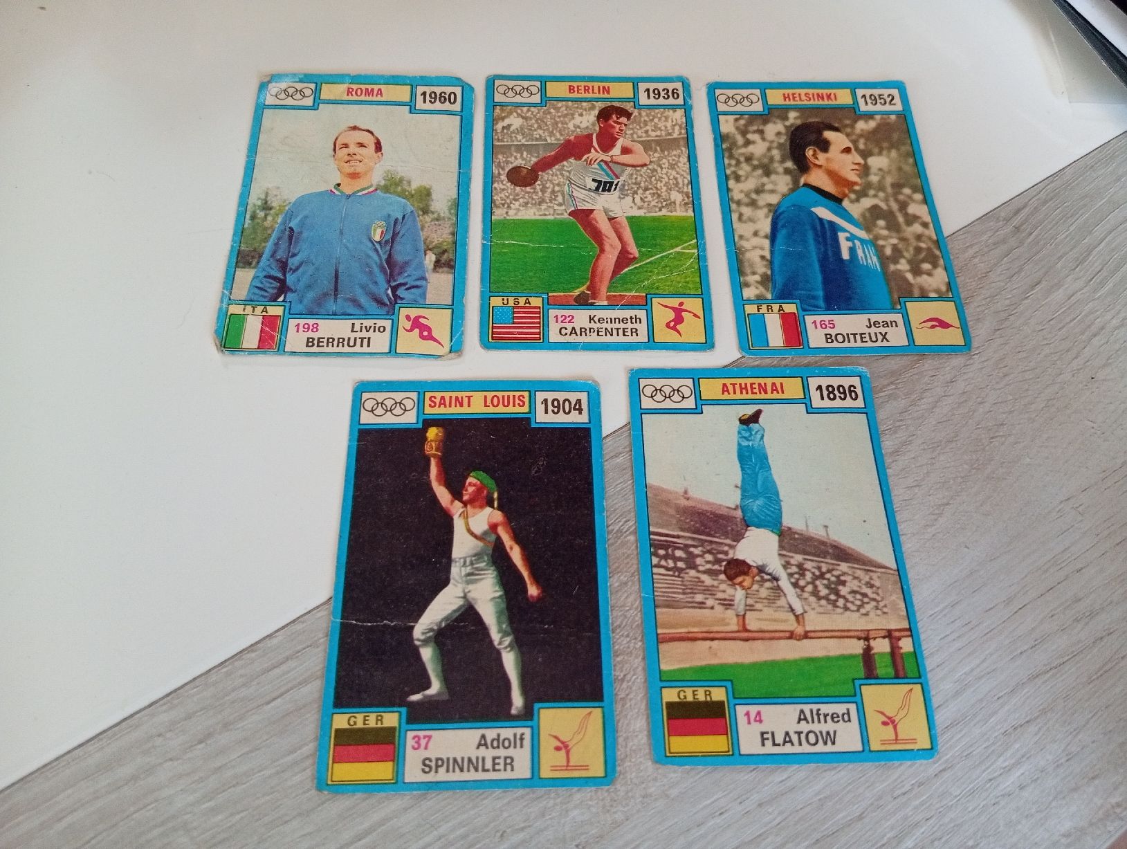 Panini Carte collezionabili: figurine PANINI editore - OLIMPIA 1896-1972 usate – Usato da Vezio venduto da 41181
