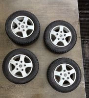 4x Alufelgen mit Winterreifen 215/65R16C Gebraucht 