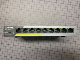 D-Link DSS-100E-9P PoE Switch 9-Port mit Gigabit Uplink