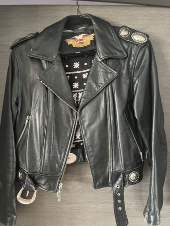 Harley Davidson Lederjacke Damen Grösse L Top Zustand