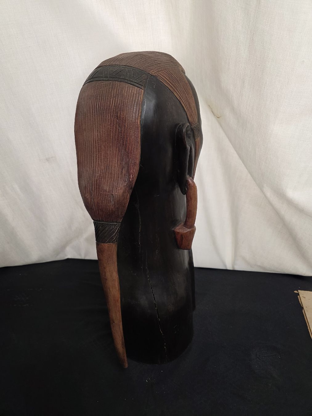 Skulpturen & Statuen: Holzfigur Kopf Afrikanisch ca. 52cm H. – Gebraucht aus Degersheim von Antiko 6