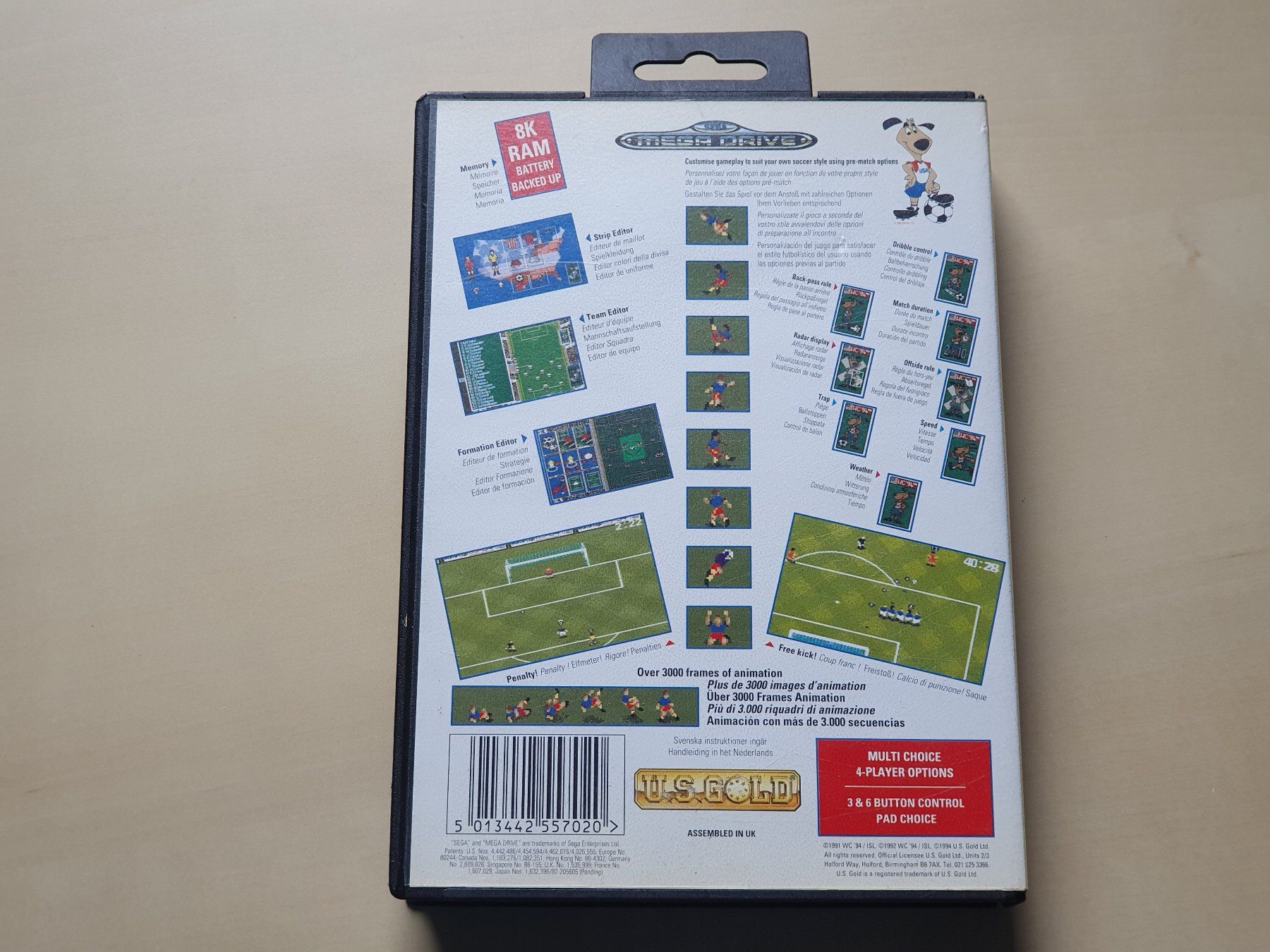 Sega Giochi: World Cup USA 94 – Usato da Stansstad venduto da collectorsshop 1