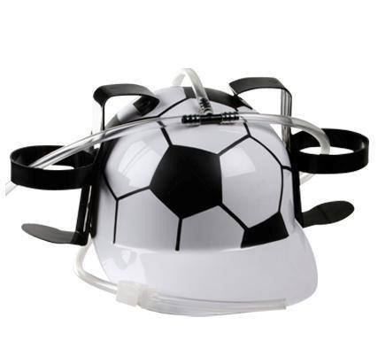 Gesichts- und Gehörschutz: Trinkhelm «Fussball» – Neu und originalverpackt aus Ennetbürgen von open24shop