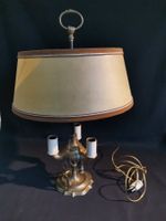 Antike Tischlampe, Alte Tischlampe, Messinglampe, Leuchte