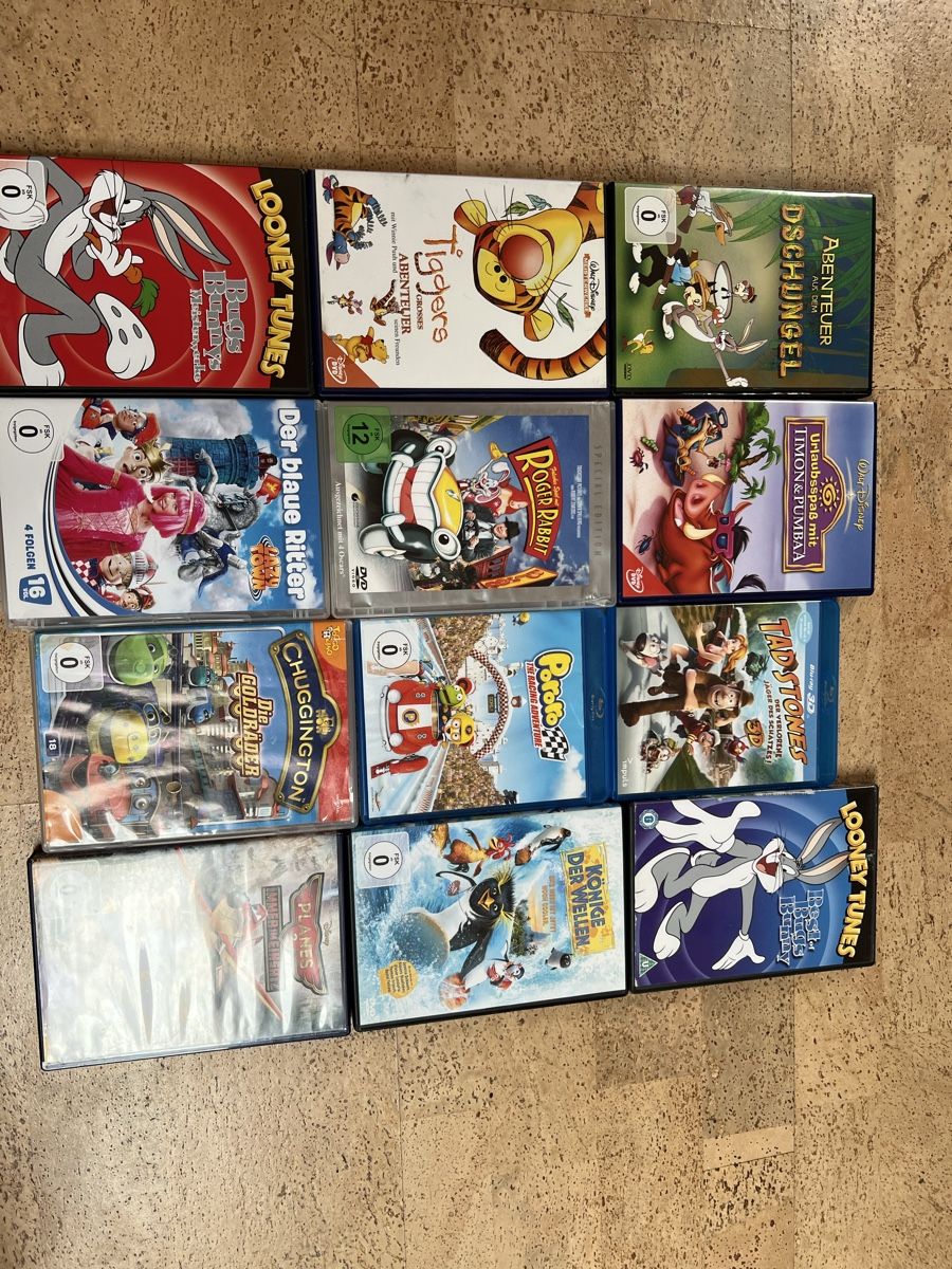 Tous les DVDs: 12x Kinder DVD – D'occasion à Uhwiesen par maflo2