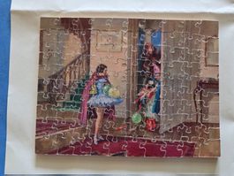 Antikes Holz Puzzle - Victory JIG-SAW - After the Party
