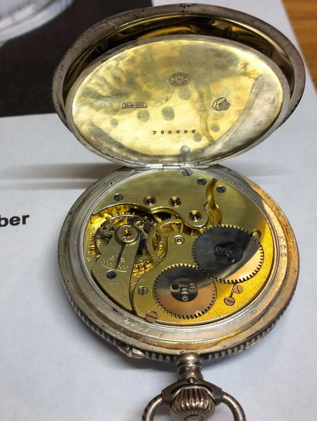 IWC Uhren: TASCHENUHR VON IWC 900ER SILBER – Gebraucht aus Ennetmoos von brunhildenb 4
