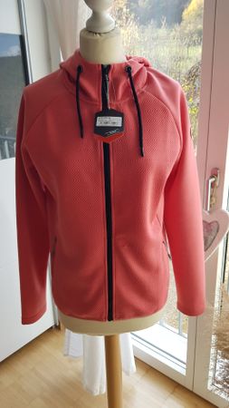 Icepeak Amberg Outdoor und Trekking Jacke, Korallenrot