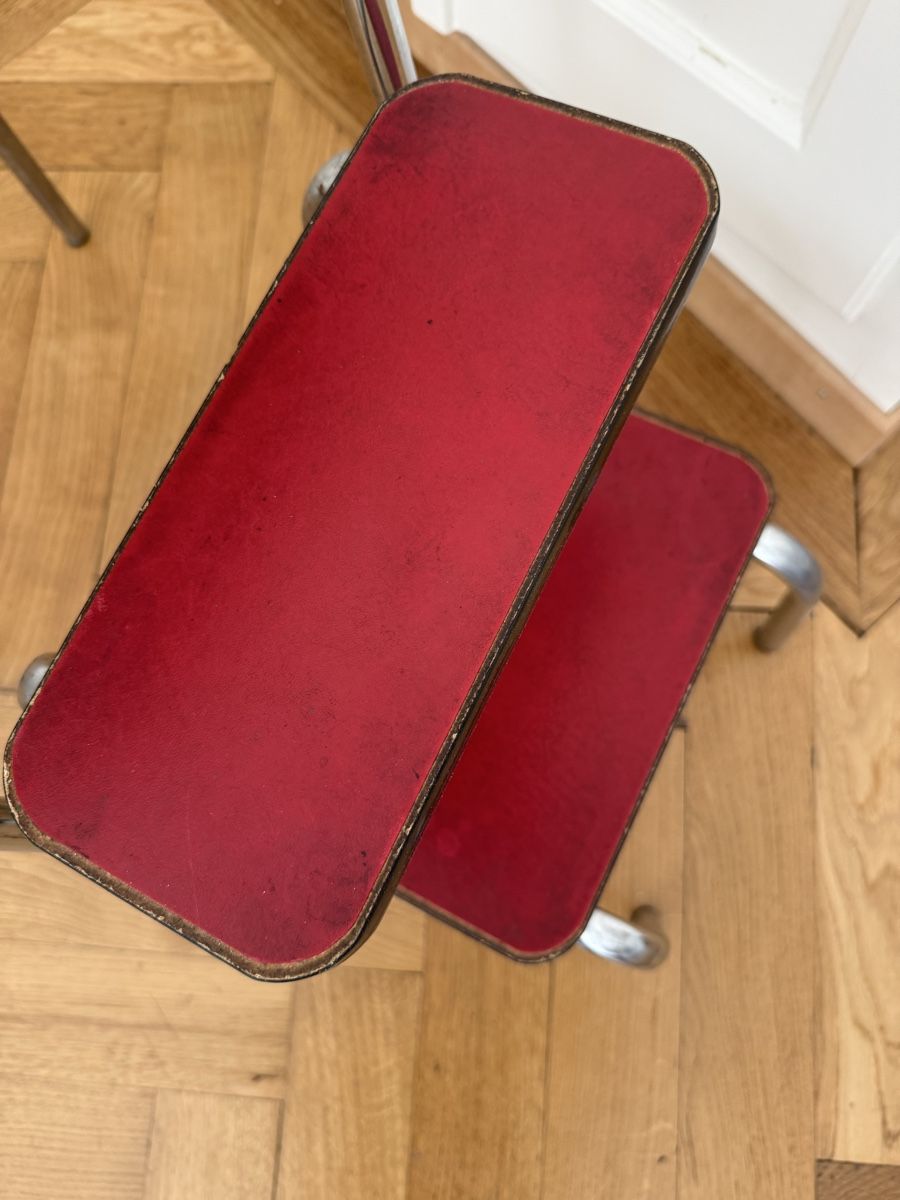 Sgabelli: Klapptritt Hocker verchromt – Usato da Bern venduto da mutz147 3