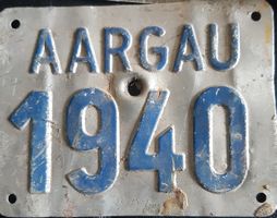 Fahrrad Nr Aargau 1940