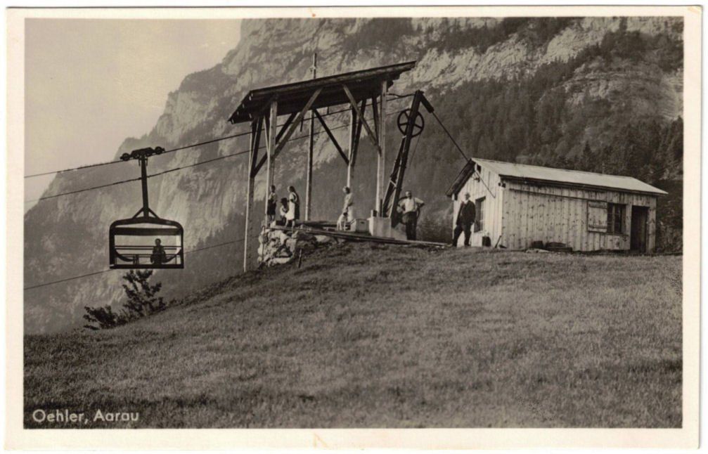 Cartoline postali: Erstfeld - Luftseilbahn Schwandiberg – Usato da Binningen venduto da Mountainrider