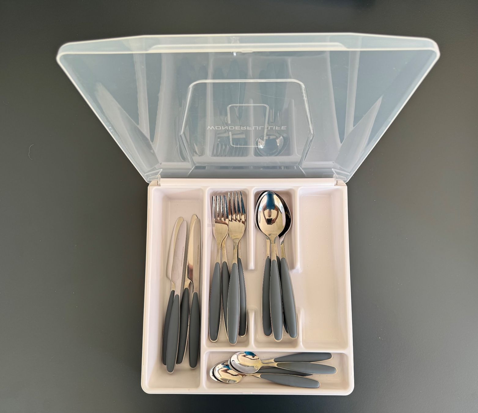 Set di posate: Campingbesteck Set 16- Teilig – Nuovo (secondo la descrizione) da Wattenwil venduto da Mg53 1