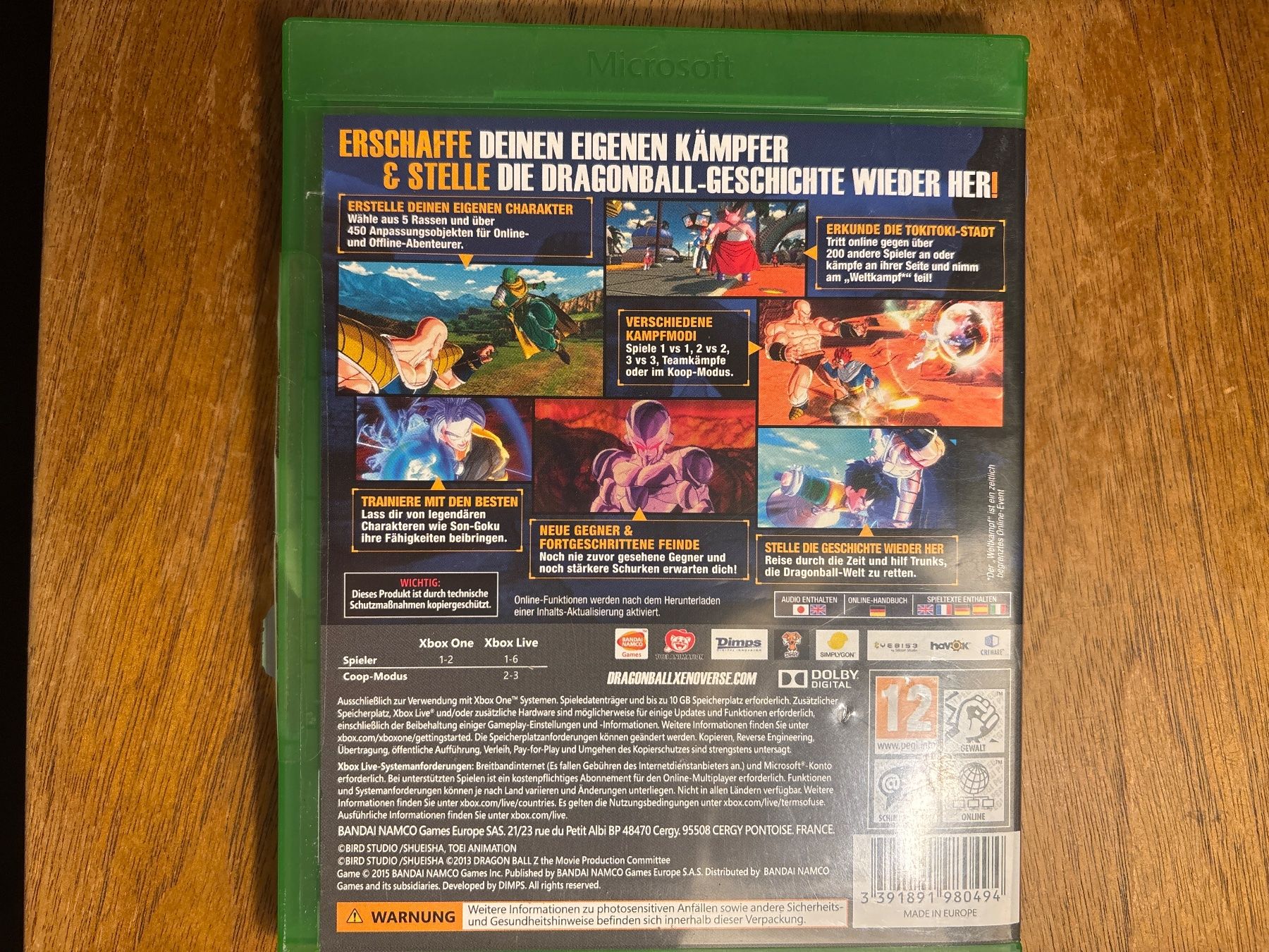 Microsoft Giochi: DRAGONBALL XV - Microsoft XBOX ONE – Usato da Zürich venduto da hiddentreasures_zh 2