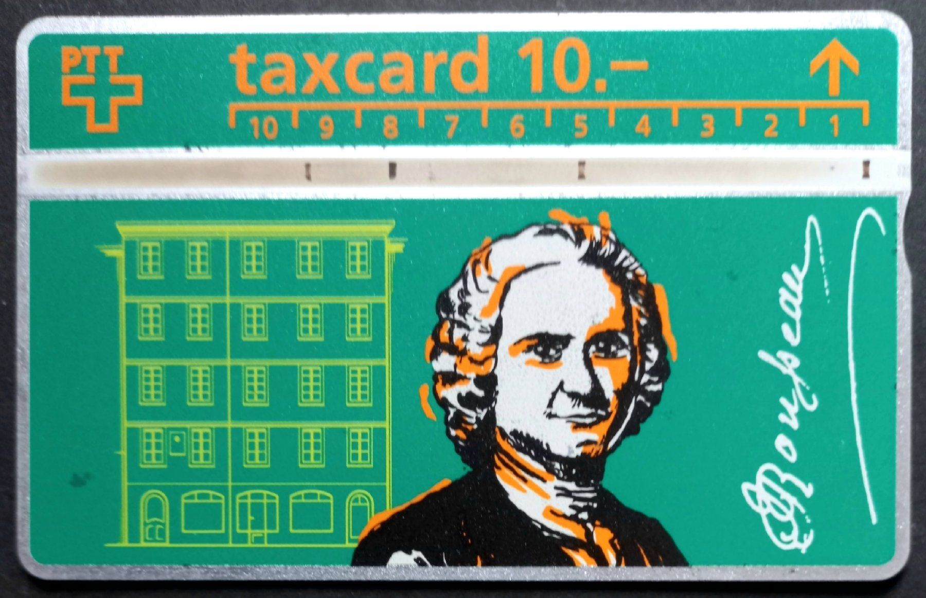 Swisscom Telefon- & Taxkarten: Taxcard - Jean Jacques Rousseau - CH – Gebraucht aus Niederuzwil von lubimaja