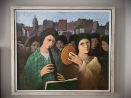 Liebliches Öl Gemälde von Roberto Bort