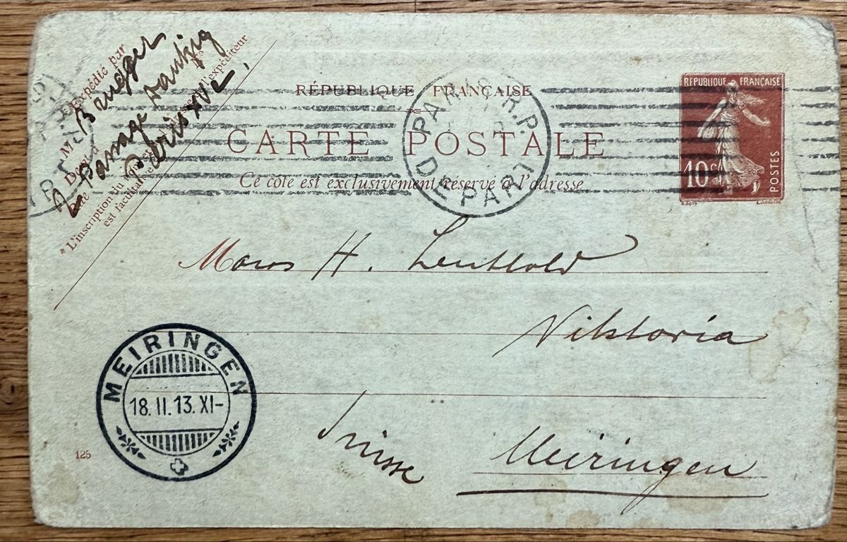 Ansichtskarten: Ansichtskarte Postkarte alt Gemälde 1913 – Gebraucht aus Chur von CJ340 1