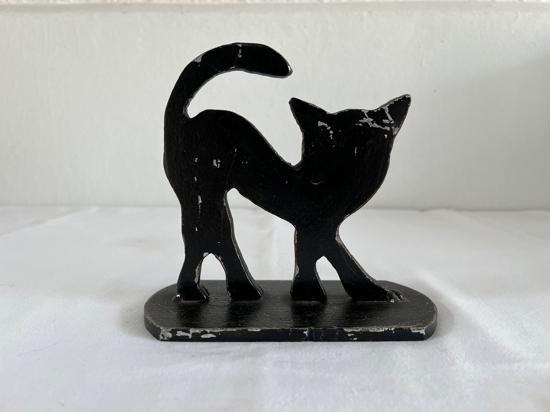 Statuette: Katze aus Metall – Usato da Wetzikon ZH venduto da seli03 2