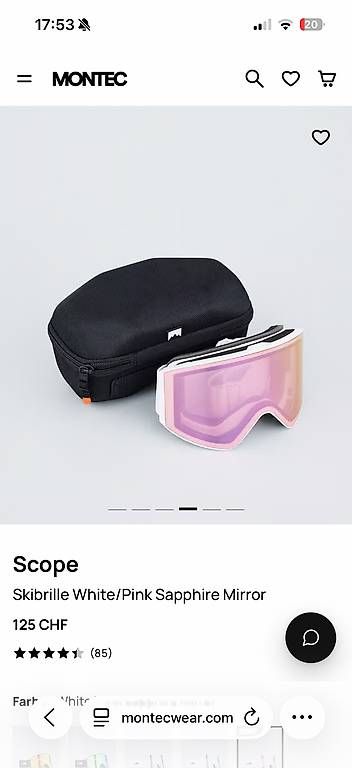 Montec Brillen & Gläser: Montec Scope Google – Neu und originalverpackt aus MALANS GR von the_6fqp 1