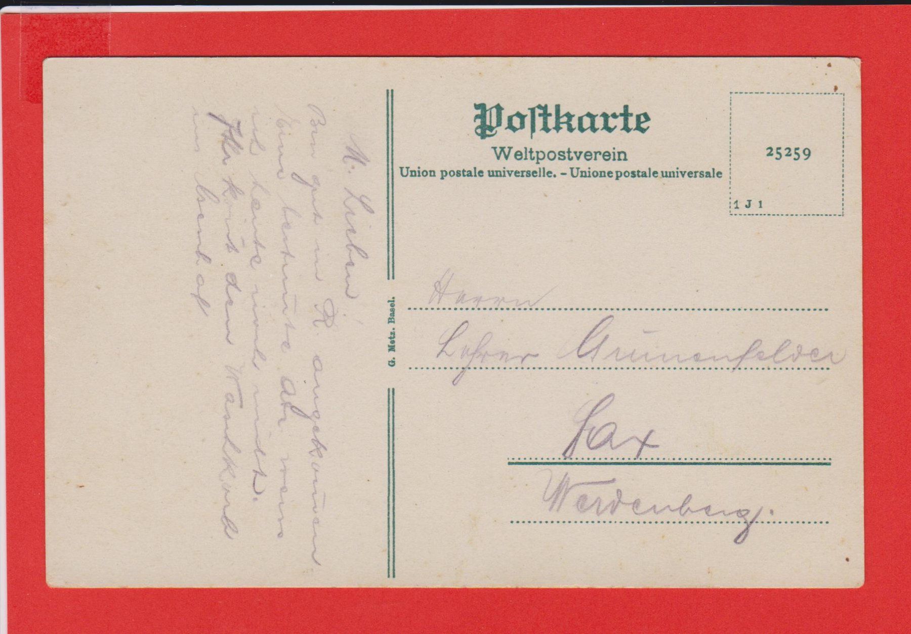 Cartes postales: Rorschach   -   alte Ansichtkarte – D'occasion à Vitznau par Ropaku 1