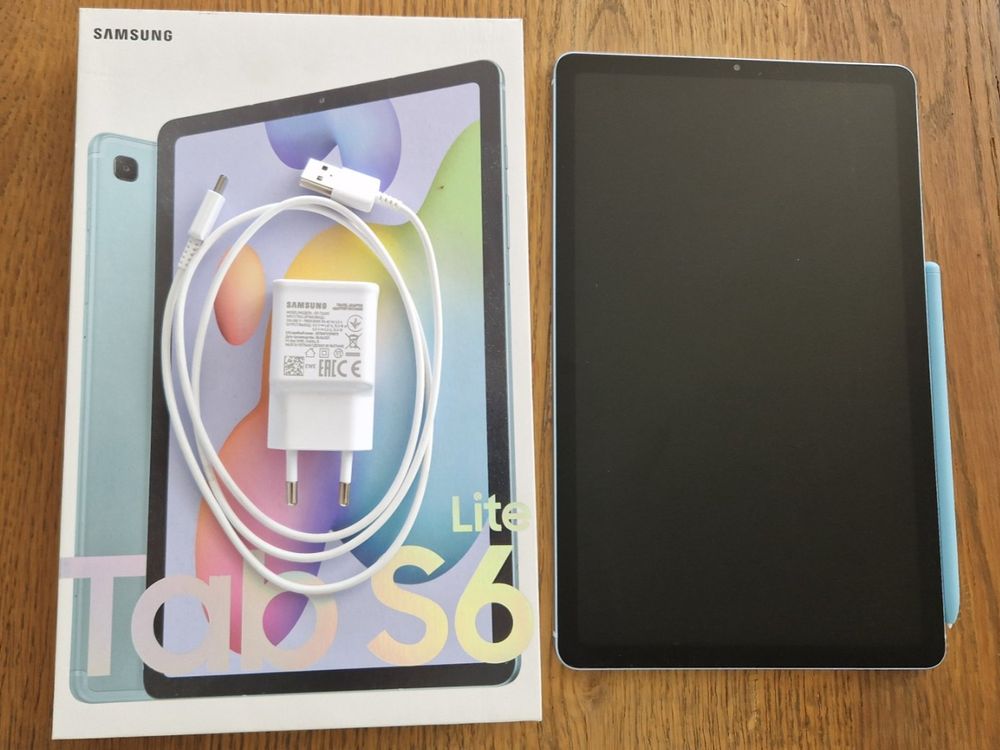 Samsung Tab S6 Lite mit S-Pen 64GB WiFi SM-P610 und Tastatur (Neu ...