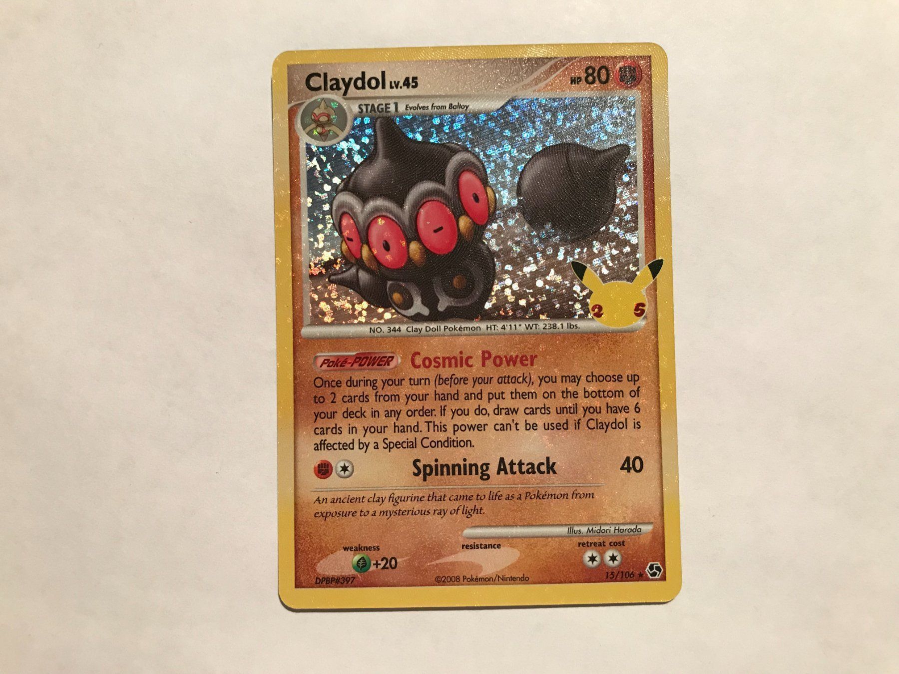 Pokémon Sammelbilder & Trading cards: Claydol holo Celebrations EN – Gebraucht aus Hagendorn von Pokecollectorch 1