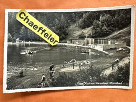Alte Ansichtskarte Weissbad, um 1947, Appenzell Innerrhoden