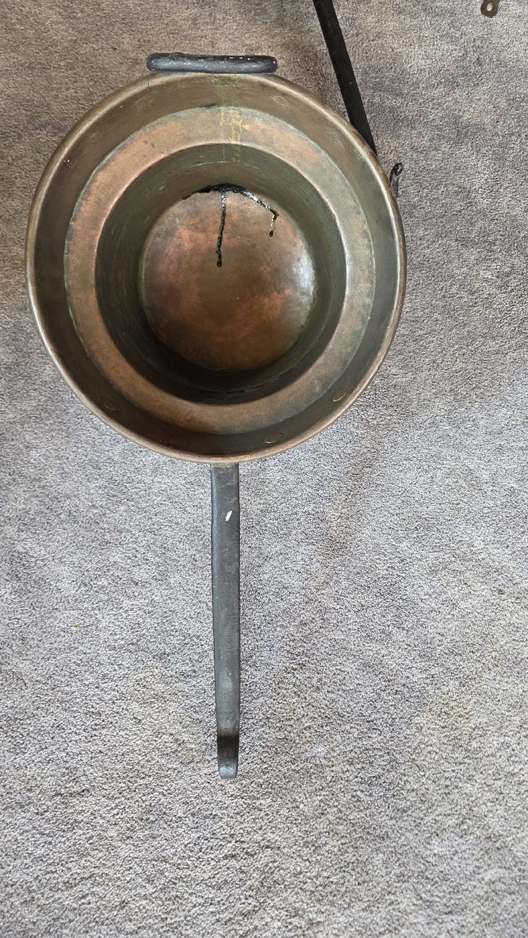 Casseroles: Kupfertopf mit Griff Antik Topf – D'occasion à Gonten par reko12 1