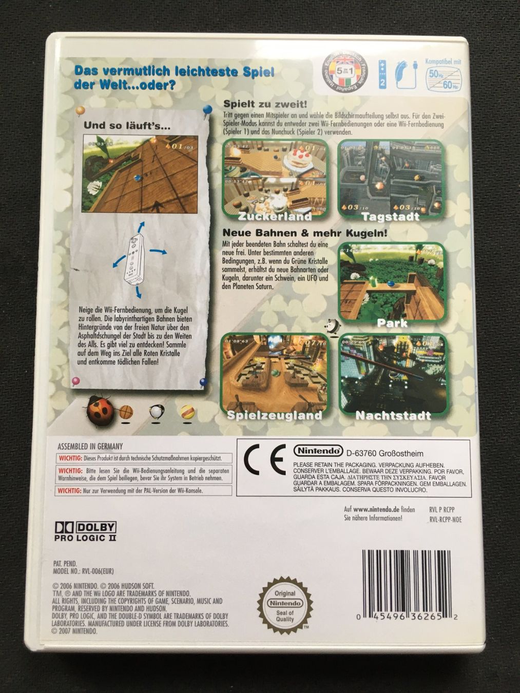 Nintendo Giochi: Kororinpa - Nintendo Wii – Usato da St.Gallen venduto da sjosjo 1