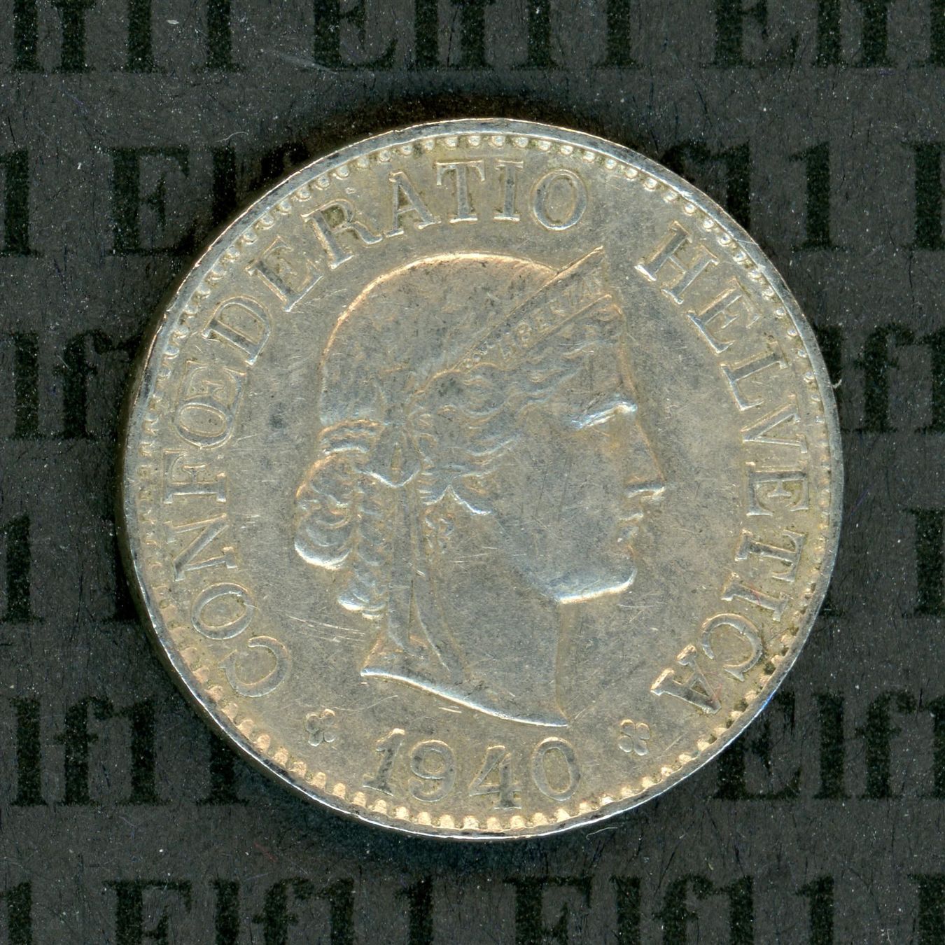 Tutti le monete: CHF___0.10 1940 vz 10 Rappen – Usato da Widnau venduto da Elf11