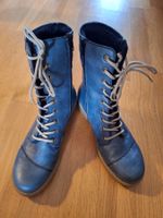 Rieker Schnürboots Gr. 40 royalblau