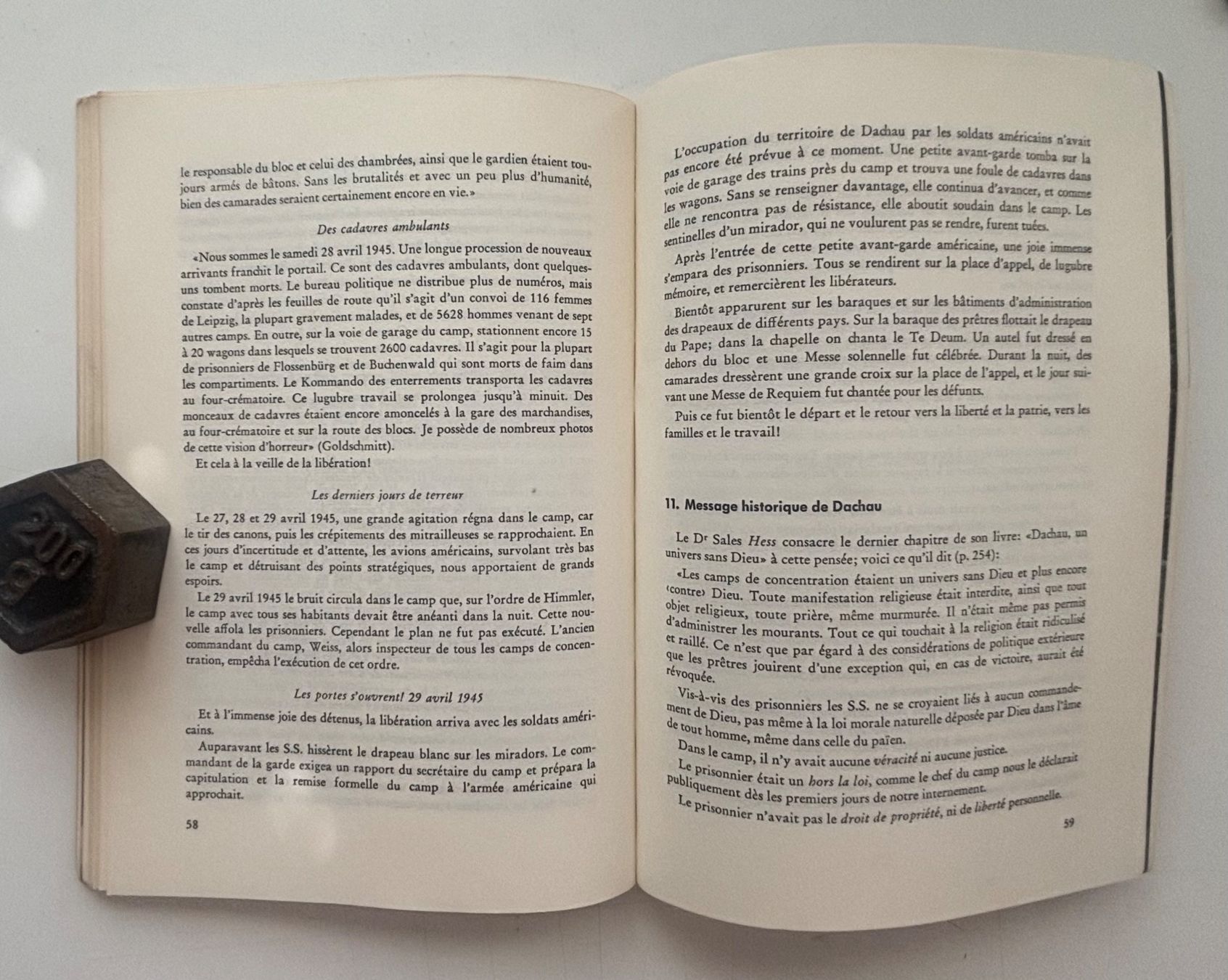 Documenti: Brochure "Comment était-ce à Dachau" 4e édition – Usato da Neuchâtel venduto da gefdeneuch 8