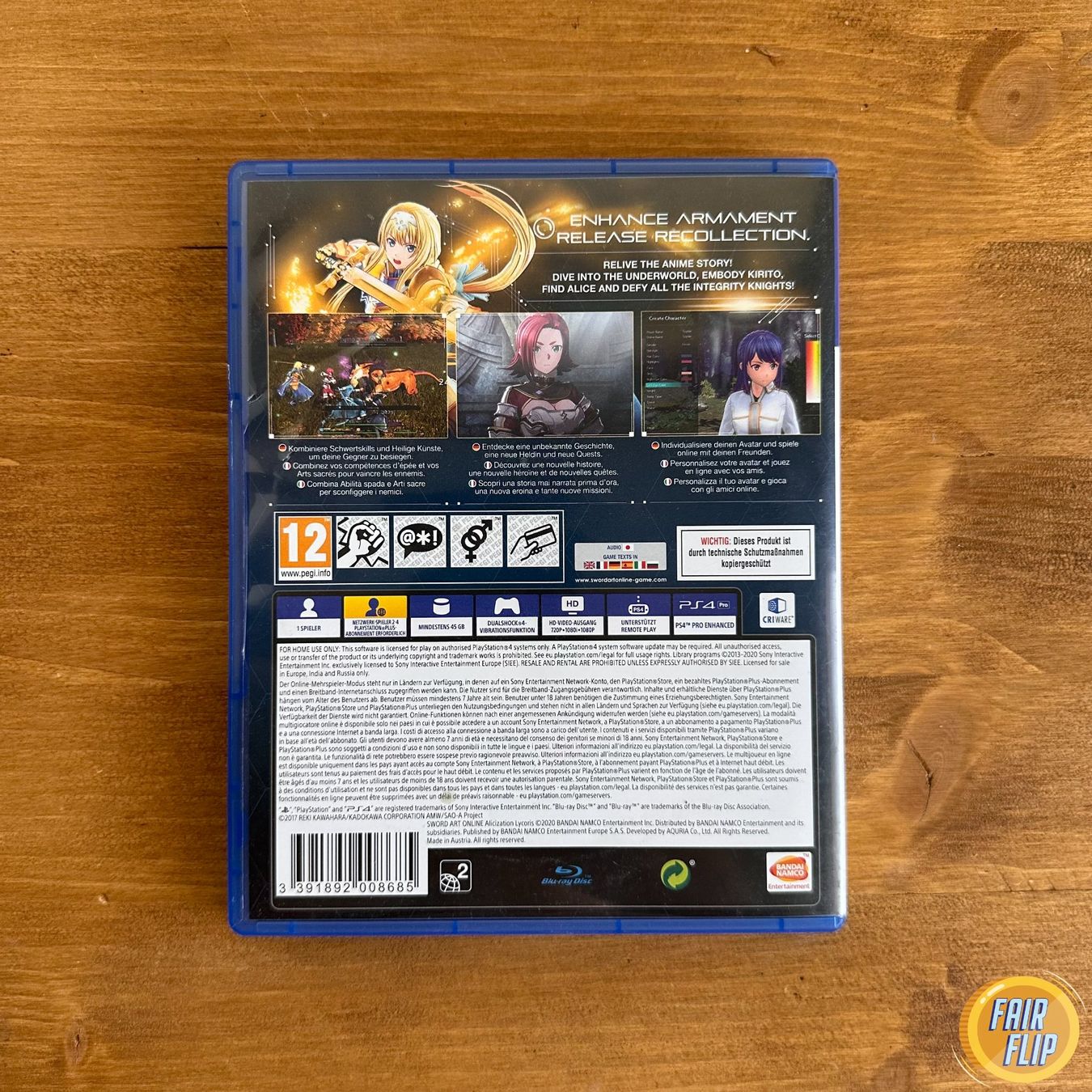 Giochi: PS4 Sword Art Online Alicization Lycoris – Usato da Luzern venduto da fairflip 2