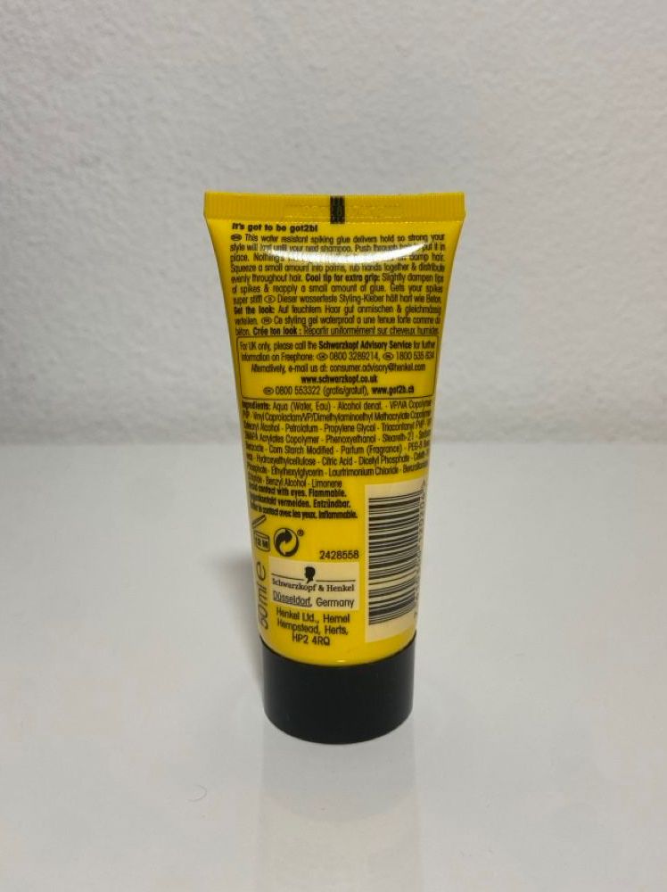 Prodotti per capelli: Got2b Glued Spiking Glue Wasserfest – Usato da Zürich venduto da dedasiba 1