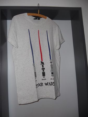 Neuw. T'Shirt kurzarm - Star Wars - weiss - Gr.M