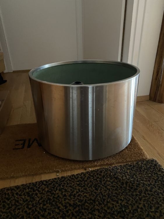 50 cm Durchmesser Edelstahl Blumentopf Hydrokultur Kaufen auf Ricardo