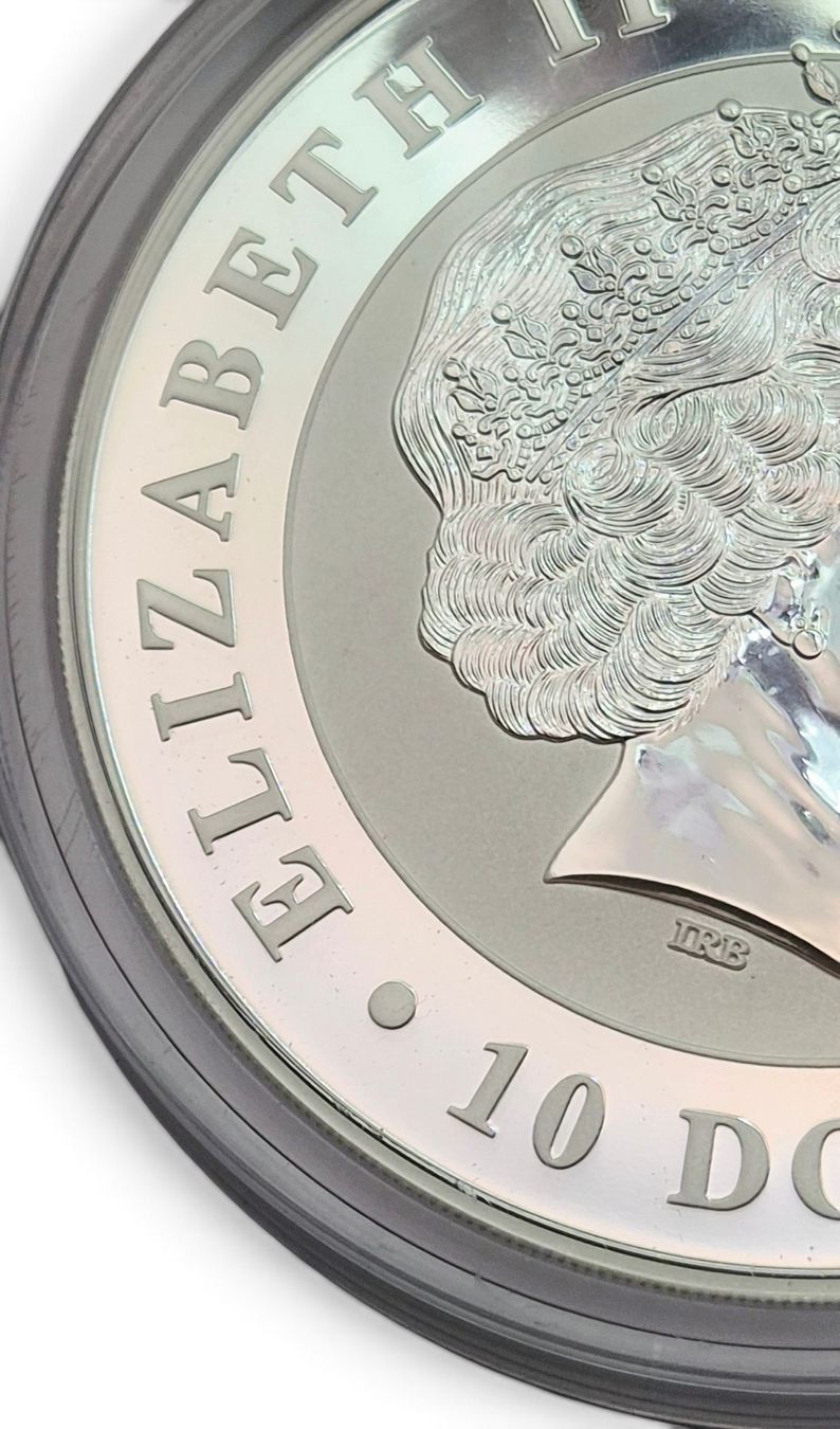 Tutti le monete: 10 oz Silber Kookaburra 2011 - Perth Mint - Stempelglanz – Nuovo e nell'imballaggio originale da Clarens venduto da Rimany 3