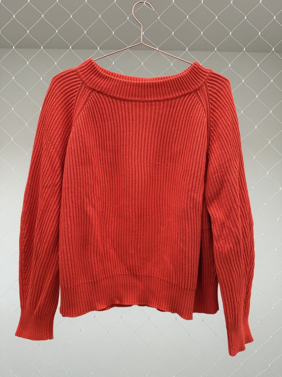 Pullover & Sweatshirts: Orange Roter Baumwollpullover von Tarzan Gr. S – Gebraucht aus Münchenstein von Ladypink7