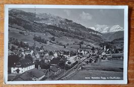 Alte Ansichtskarte Nesslau Togg m. Churfirsten 1935 