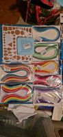 Quilling Set + Acrylfarben + Aquarellfarbe + Kreiden