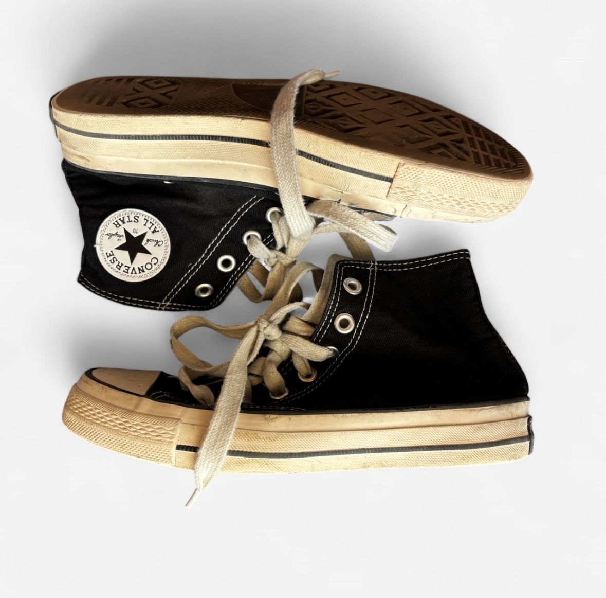 Converse Scarpe da uomo: Schwarze Converse All Star – Usato da Lausen venduto da sineri