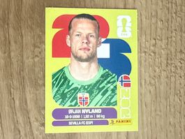 Panini FIFA World Cup 2026 Sticker Ørjan Nyland NOR 2