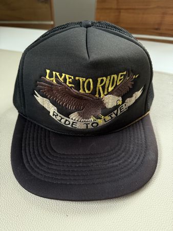 Vintage Trucker Cap - Harley Davidson „Live To Ride“