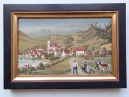 GEMÄLDE HORGEN UM 1810 SIGNIERT