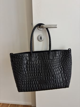 Liebeskind Leder Shopper schwarz WIE NEU