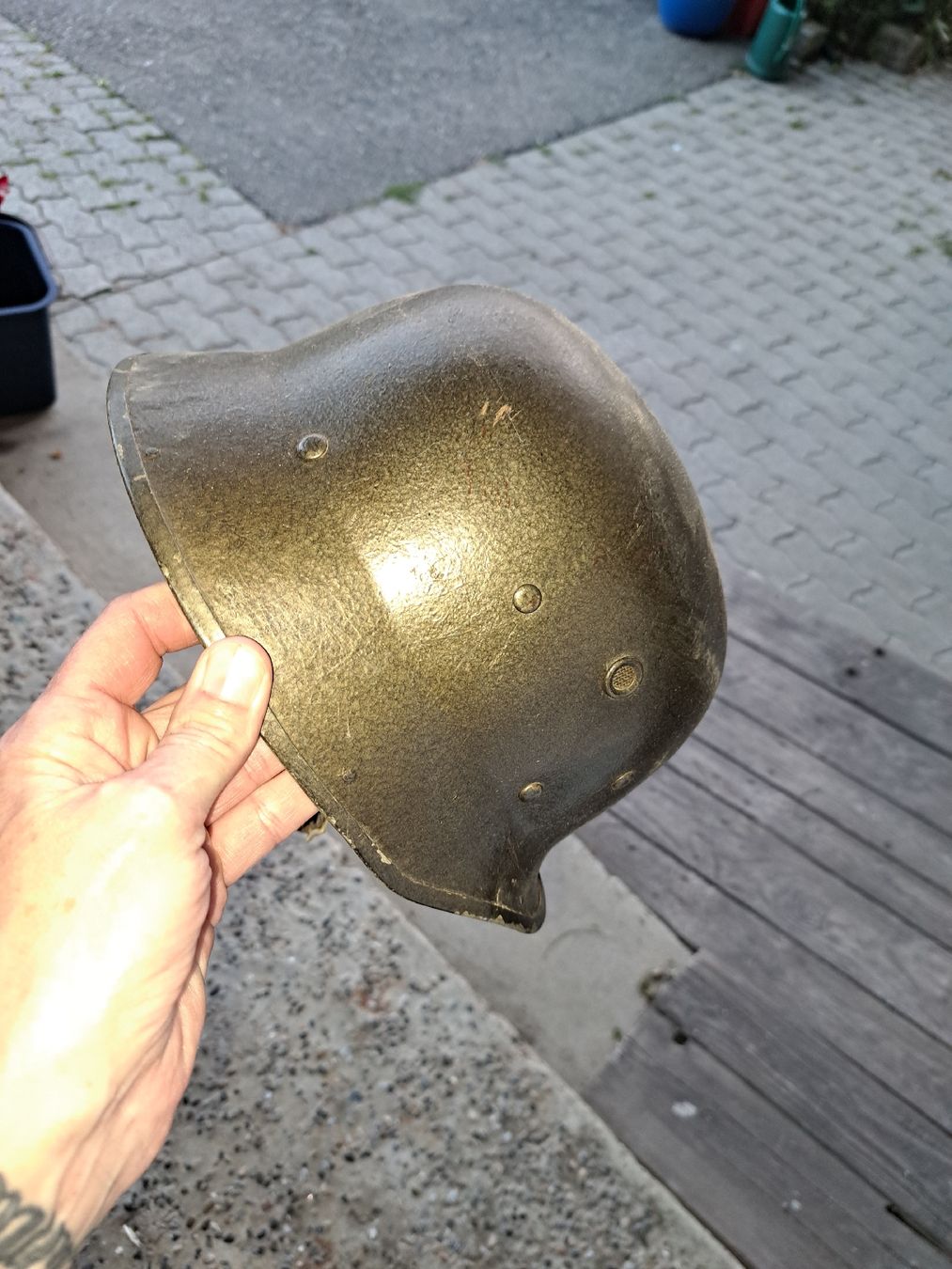 Abiti antichi: StahlHelm, M16  Rarität, – Usato da Kölliken venduto da Upcycling-by-Mc-TAM 1